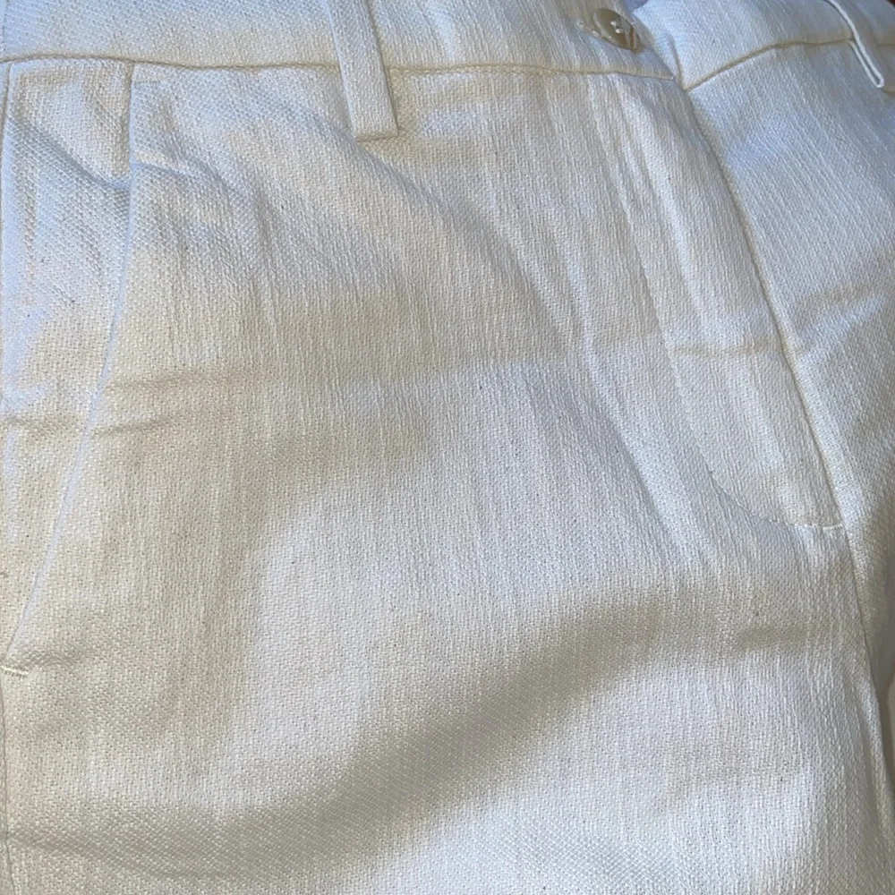 HM COTTON/LINEN BLEND PANTS - P1225